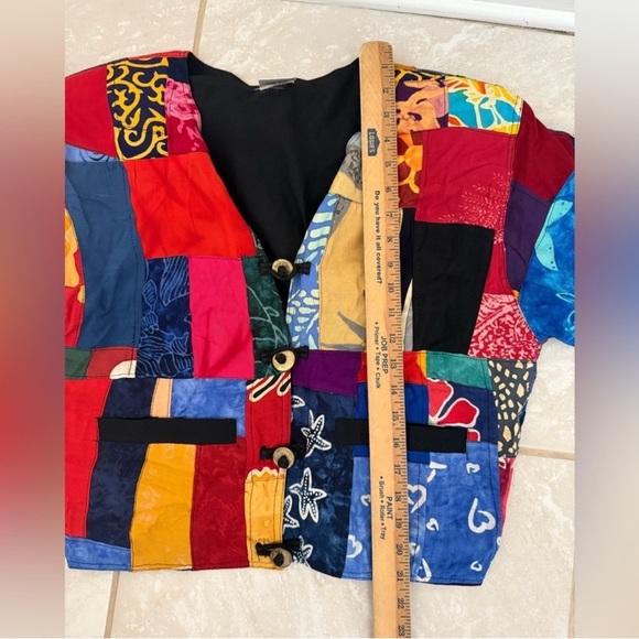 Vintage Kosi Bali Patchwork Jacket

Size Tag Missing See pictures for Measuremen - Picture 4 of 5